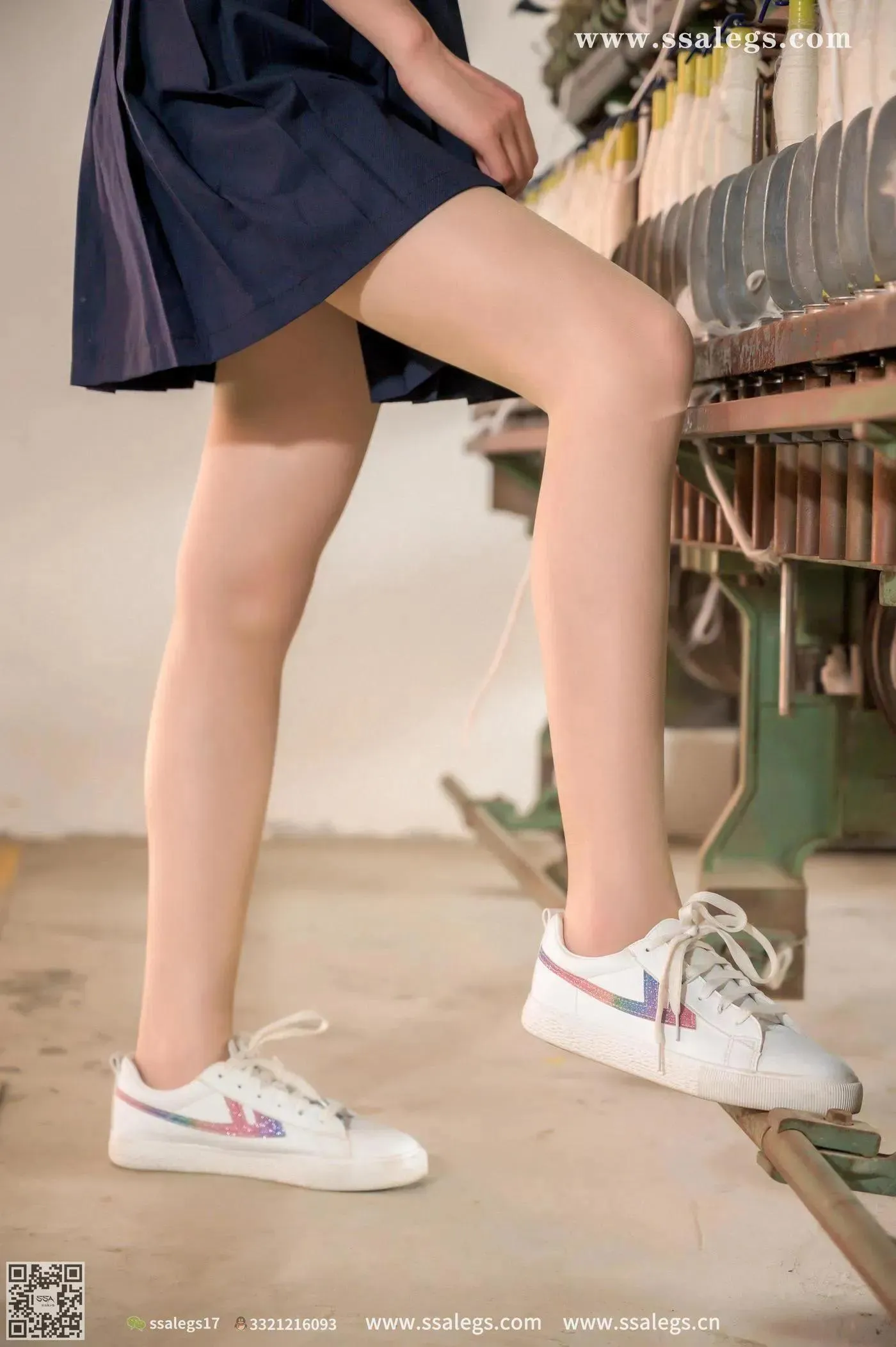 [SSA丝社]超清写真 NO.422 漫漫白色jk制服肉丝写真(下) [84P]插图7